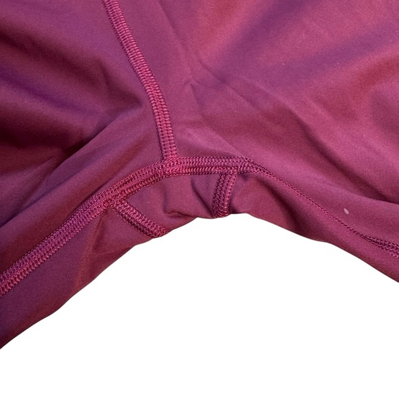 Lululemon RUN CREW TIGHT 28" Deep Ruby/Star Ruby/Figue Crop Leggings 4 - Picture 5 of 10